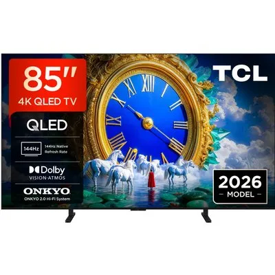 85A400 215 cm (85") Premium QLED TV, 4K Ultra HD, Smart-TV, 120 Hz, DVB-T2/DVB-C/DVB-S2, Sprachsteuerung