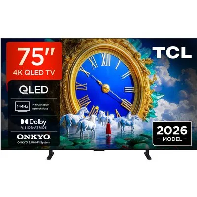 75A400 189 cm (75") Premium QLED TV, 4K Ultra HD, Smart-TV, 120 Hz, DVB-T2/DVB-C/DVB-S2, Sprachsteuerung