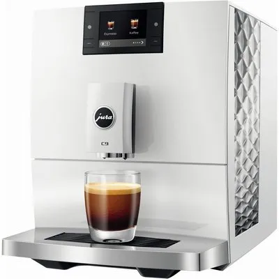 C9  Kaffee-Vollautomat Piano White (EA), 15 bar, 1,6 l, weiß, Apps ladbar