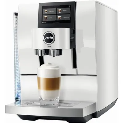 Z10 Kaffee-Vollautomat diamond white (EB), Latte Macchiato/Cappuccino/Milchkaffee, Klartext-Display, 15 bar, 2,4 l, weiß, Apps ladbar