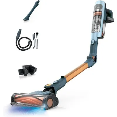 PowerDetect Speed IA1244EU Akku-Stielstaubsauger eisblau, 60 min Laufzeit, HEPA-Filter, 0,5 l Staubvolumen, Elektro-Bodenbürste