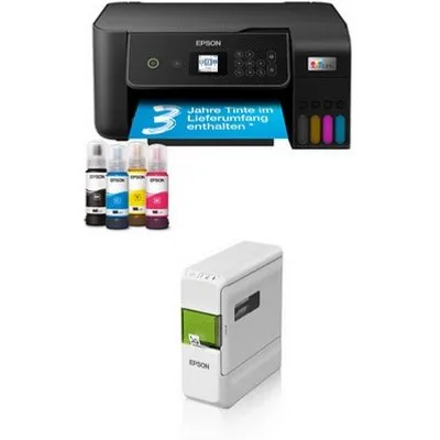 EcoTank ET-2871 Multifunktionsgerät Tinte schwarz inkl. LabelWorks LW-C410