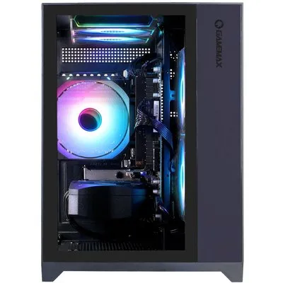GAMEMAX Infinity Mini BK 8090 PC schwarz, AMD Ryzen 7, 32 GB RAM, 1000 GB SSD, nVidia GeForce RTX 5070 (12 GB), Windows 11, Gaming geeignet