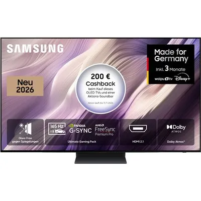 GQ48S95HAE 120 cm (48") OLED Vision AI Smart TV graphitschwarz, 4K Ultra HD, 120 Hz, Sprachsteuerung