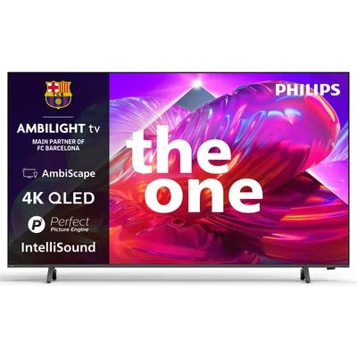 75PQS9001/12 The One 189 cm (75") QLED Ambilight TV grau