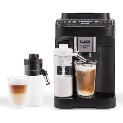 ECAM330.80.BXB Magnifica Duo Kaffee-Vollautomat, Milchbehälter, Latte Macchiato/Cappuccino, 15 bar, 1,9 l