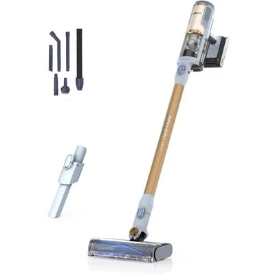 PowerLite BU1624EU Akku-Stielstaubsauger hellblau/senf