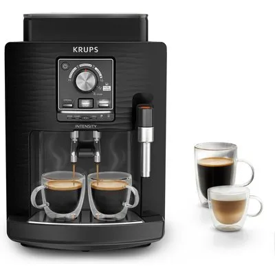 EA5008E Intensity UP Kaffee-Vollautomat schwarz, Edelstahl-Mahlwerk, 15 bar