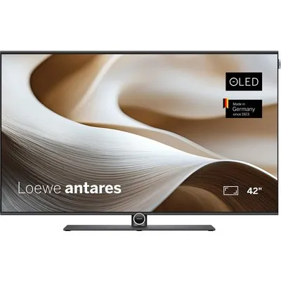 antares 42 106 cm (42") OLED-TV alu black/black, 4K Ultra HD, Smart-TV, 144 Hz, Sprachsteuerung