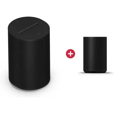 Era 100 Streaming-Lautsprecher schwarz + Dein Geschenk: Sonos Era 100 Streaming-Lautsprecher schwarz