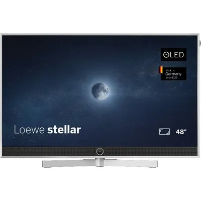 stellar 48 dr+ (VIDAA OS) 121 cm (48") OLED-TV alu brushed/concrete