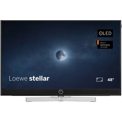 stellar 48 dr+ (VIDAA OS) 121 cm (48") OLED-TV alu black/lava