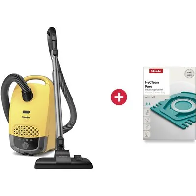 Guard S1 Bodenstaubsauger sunsetgelb + Dein Geschenk: Miele TU HyClean Pure Staubsaugerbeutel