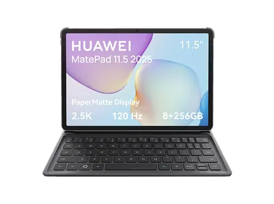 HUAWEI MatePad 11.5", 2025, abnehmbare Tastatur, PaperMatte Display, 8 GB, Tablet, 256 11,5 Zoll, Gray