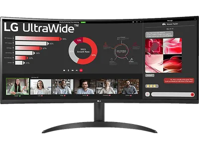 LG UltraWide 34WR50QK-B 34 Zoll QHD Monitor 5 ms Reaktionszeit 100 Hz