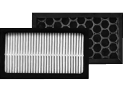 SHE Luftbefeuchter HEPA-Filter Luftfilter Schwarz