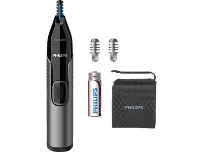 PHILIPS NT3650/16 Series 3000 3000, Nasen- und Ohrhaartrimmer, Grau