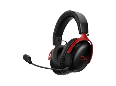 HYPERX Cloud III S, Over-ear Gaming Headset Bluetooth Schwarz, Rot