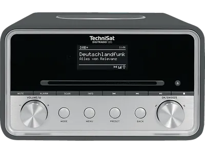 TECHNISAT DIGITRADIO 586 DAB+ Radio, AM, FM, DAB+, Internet Bluetooth, Anthrazit/Silber