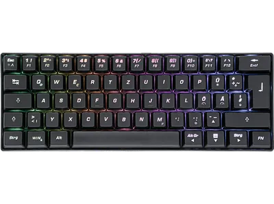 ISY IGK-5000-BK Mini Size, Gaming Tastatur , Mechanisch, Sonstiges, kabelgebunden, Schwarz