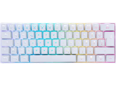 ISY IGK-5000-WT Mini Size, Gaming Tastatur , Mechanisch, Sonstiges, kabelgebunden, Weiß