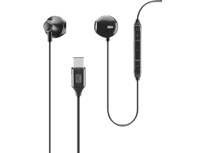 CELLULAR LINE Type-C Capsule, In-ear Kopfhörer Schwarz