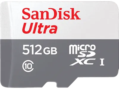 SANDISK Ultra UHS-I mit Adapter für Tablets, Micro-SDXC Speicherkarte, 512 GB, 120 MB/s