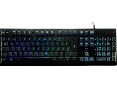 ISY IGK-3000-1, Gaming Tastatur, Rubberdome, Sonstiges, kabelgebunden, Schwarz