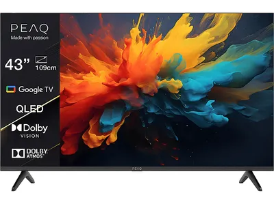 PEAQ PTV 43GQU-5024T QLED TV (43 Zoll / 108 cm, 4K, SMART TV)
