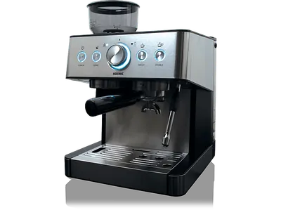 KOENIC KEM 21524 M Espressomaschine Edelstahl/Schwarz