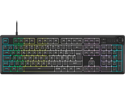 CORSAIR K55 CORE RGB, Gaming-Tastatur, kabelgebunden, Schwarz