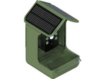 BRAUN PHOTOTECHNIK Bird Cam 130 Solar Wildkamera Mehfarbig, 1.44" IPS