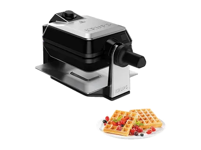 KRUPS FDD 95 D Waffeleisen Edelstahl/Schwarz