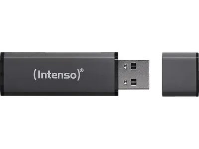 INTENSO Alu Line USB-Stick, 64 GB, 28 MB/s, Anthrazit