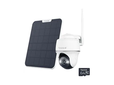 REOLINK Argus B440 mit Solarpanel 2, Schwenk- & Neigefunktion, Farbnachtsicht, 4K Solar, Überwachungskamera