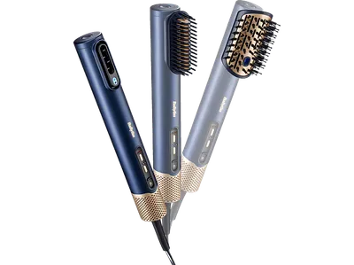 BABYLISS AS6550E Air Wand 3 in 1 MultiStyler Warmluftbürste Navy-blau, gold (1500 Watt)