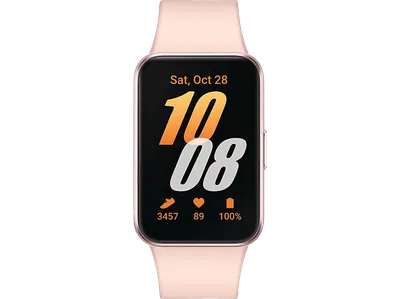 SAMSUNG Galaxy Fit3 Fitness Tracker Aluminium Fluorelastomer-Kautschuk, 130-185 mm, Pink Gold