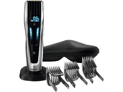 PHILIPS HC9450/20 Serie 9000 mit Touch-Steuerung, Haarschneider Silber/Schwarz