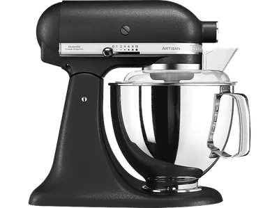 KITCHENAID 5KSM175PSEBK Artisan Küchenmaschine Gusseisen Schwarz (Rührschüsselkapazität: 4,8 l, 300 Watt)