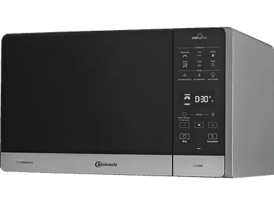 BAUKNECHT MW 49 SL, Mikrowelle (800 Watt, Grillfunktion, Heißluftfunktion & Dampffunktion)