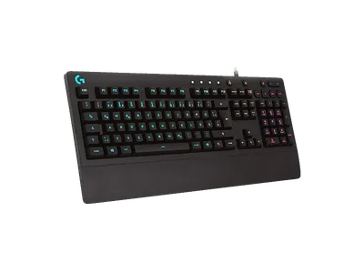 LOGITECH G213 Prodigy Gaming, Tastatur, Rubberdome, Sonstiges, kabelgebunden, Schwarz