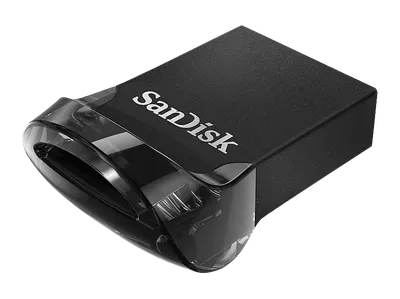 SANDISK Ultra® Fit USB Flash-Laufwerk, 64 GB, 300 MB/s, Schwarz