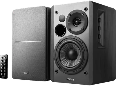 EDIFIER Studio R1280DB Aktives 2.0 Regallautsprechersystem, Schwarz