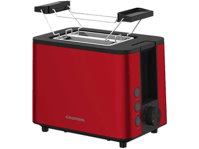GRUNDIG TA 8340 Toaster Rot (950 Watt, Schlitze: 2)