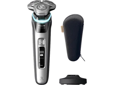 PHILIPS XP9204/10 Elektrorasierer i9000 Prestige Dark Slate Nova (Triple Action Lift & Cut-Rasiersystem, Dual SteelPrecision Klingen , Reinigungsstation: Nein)