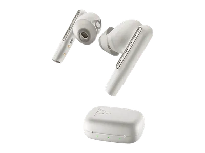 POLY oyager Free 60/60+ für Microsoft Teams, True Wireless In-Ear-Headset, Weiß