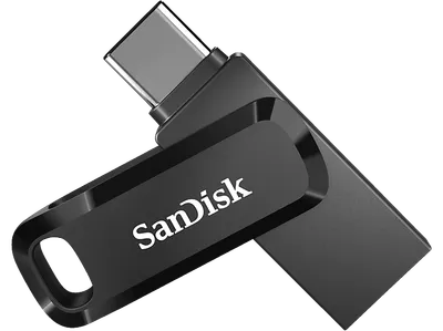 SANDISK Ultra® Dual Drive Go USB Type-C™ Stick, 64 GB, 300 MB/s, Schwarz