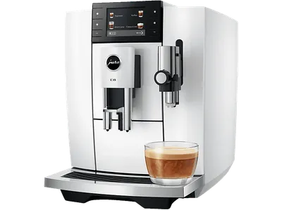 JURA E8 (ED) Kaffeevollautomat Piano White
