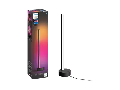 PHILIPS Hue Gradient Signe Schwarze Tischleuchte Mehrfarbig