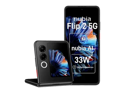 NUBIA Flip 2 256 GB Night Black Dual SIM